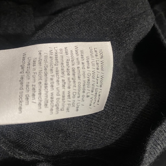 Matinique Knitted 100% Wool Pullover Sweater Mens XL Dark Grey - Picture 8 of 10